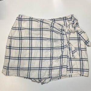 Abercrombie and Fitch. Size XS. White and blue. Runs big.